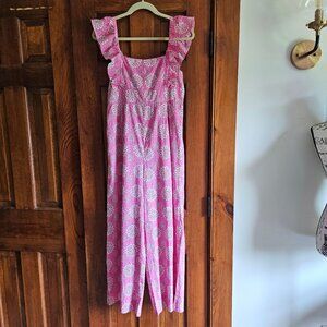 Mille Resort Alessia Jumpsuit in Pink Daisy SM